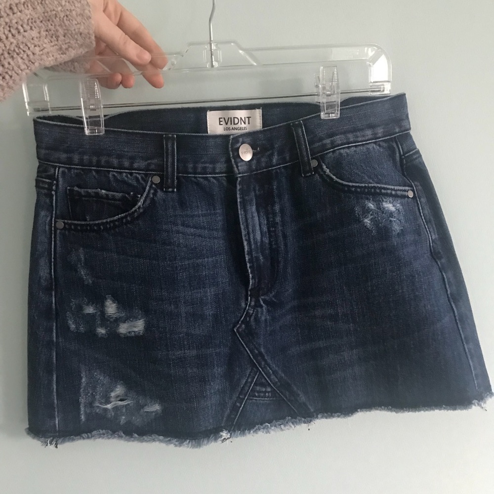 Never worn trendy denim skirt